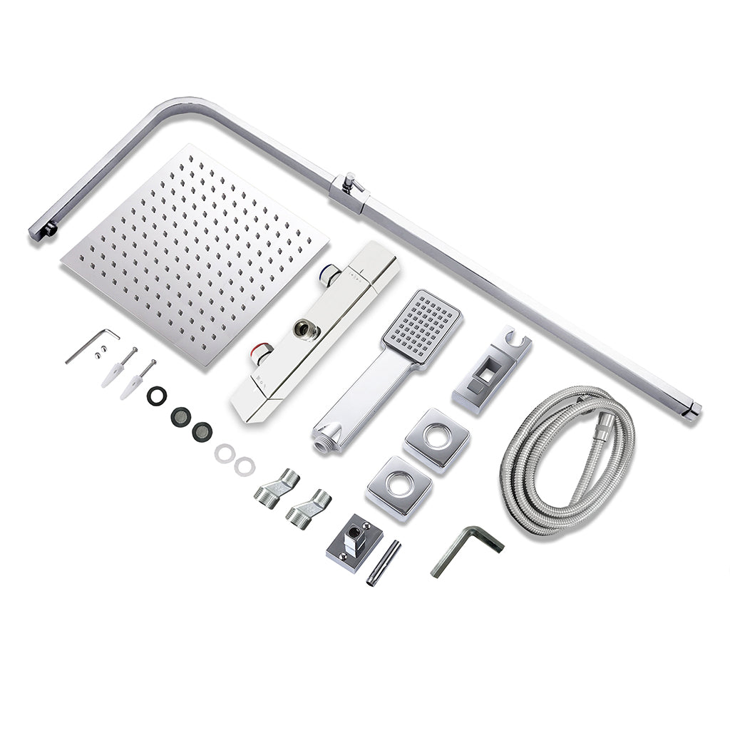 LYT-205 Il sistema doccia quadrato in acciaio inox per una copertura totale e installazione semplice