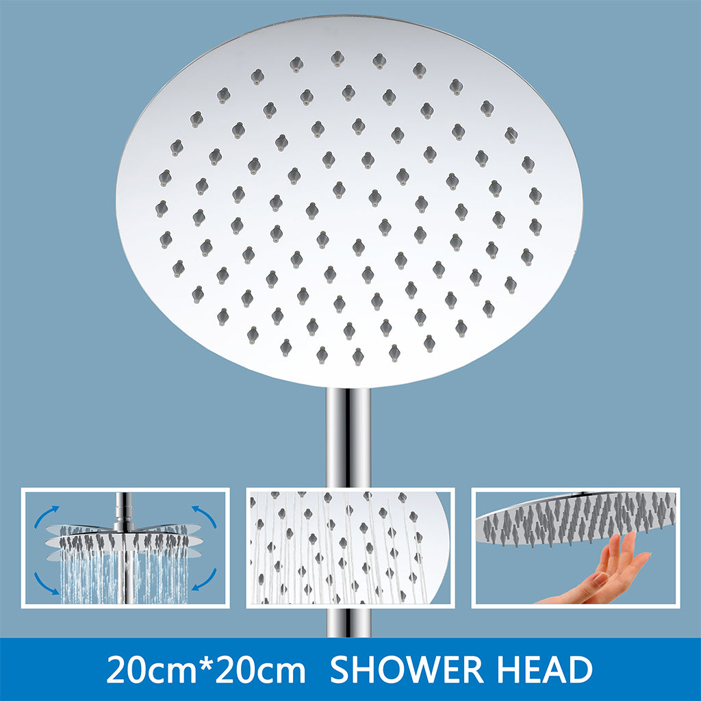 Getto superiore diametro 20 cm in acciaio inox