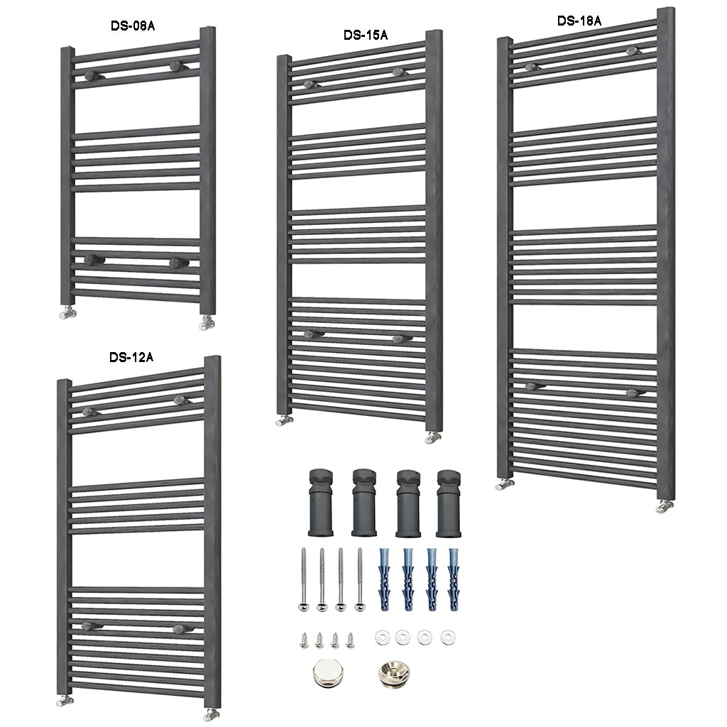 Bagno Radiatore Termoarredo Scaldasalviette Altezza 800MM Antracite