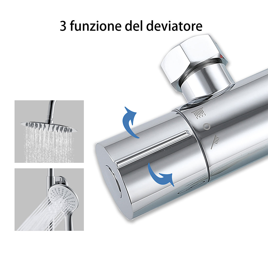Soffione Doccia Con 3 Modalità Di Getto, Soffione Doccia Con Filtro Ionico E Funzione Anticalcare 96452534 Soffione Doccia Con 3 Modalità Di Getto, Soffione Doccia Con Filtro Ionico E Funzione Anticalcare 96452534
