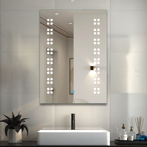Specchio Cosmetico per Specchio da Bagno Quadrato 70 × 50 cm