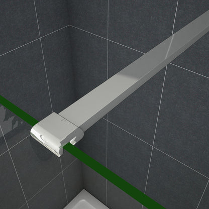 Barra Stabilizzatrice Per Docce In Vetro - Regolabile 52.5-75cm Per Spessori Fino A 10mm - Foto 6